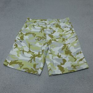 Tasc Performance Shorts Mens 36 Cargo Bamboo Camo Green Casual Pockets